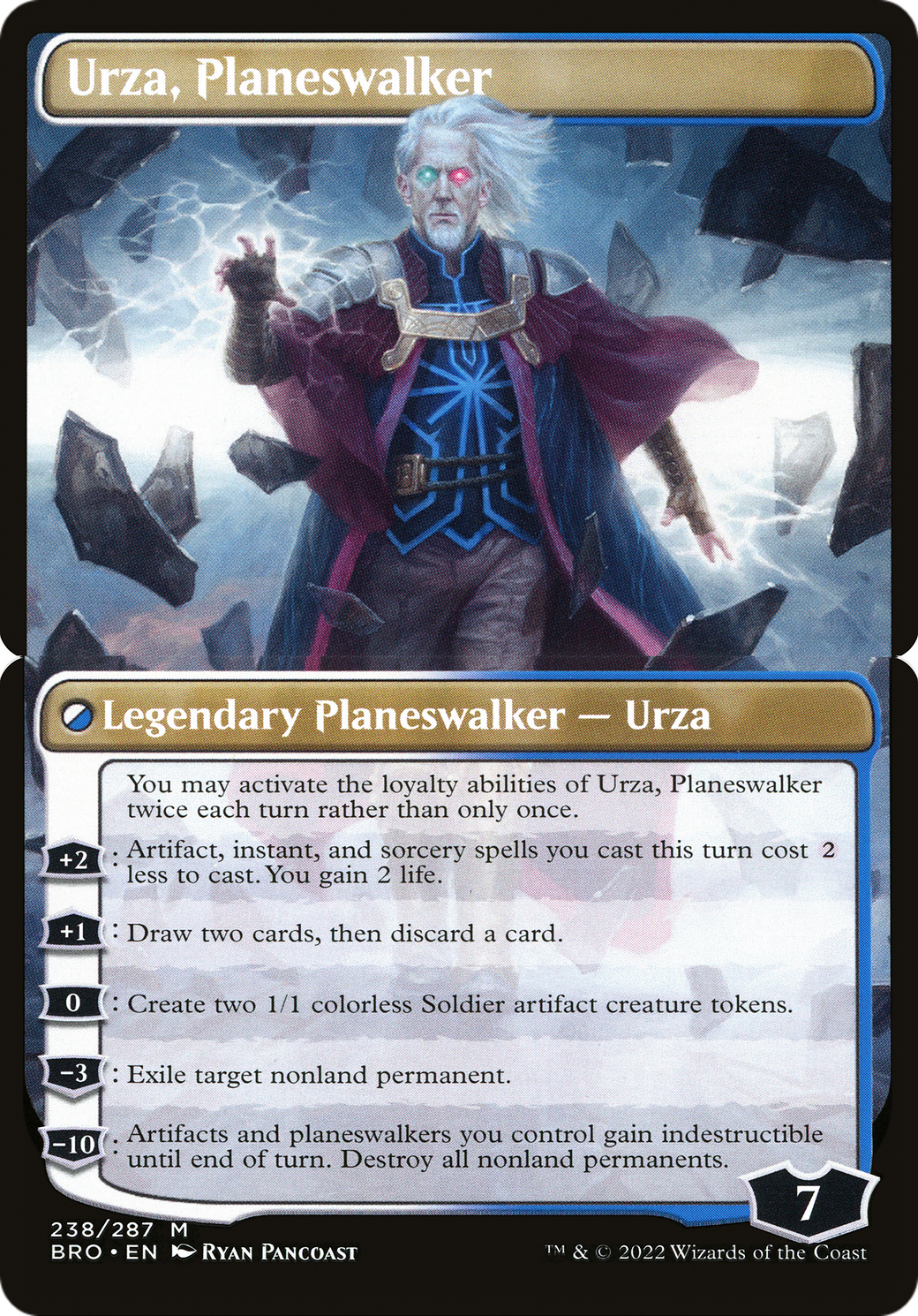 Urza, Planeswalker (BRO-238B) - The Brothers' War