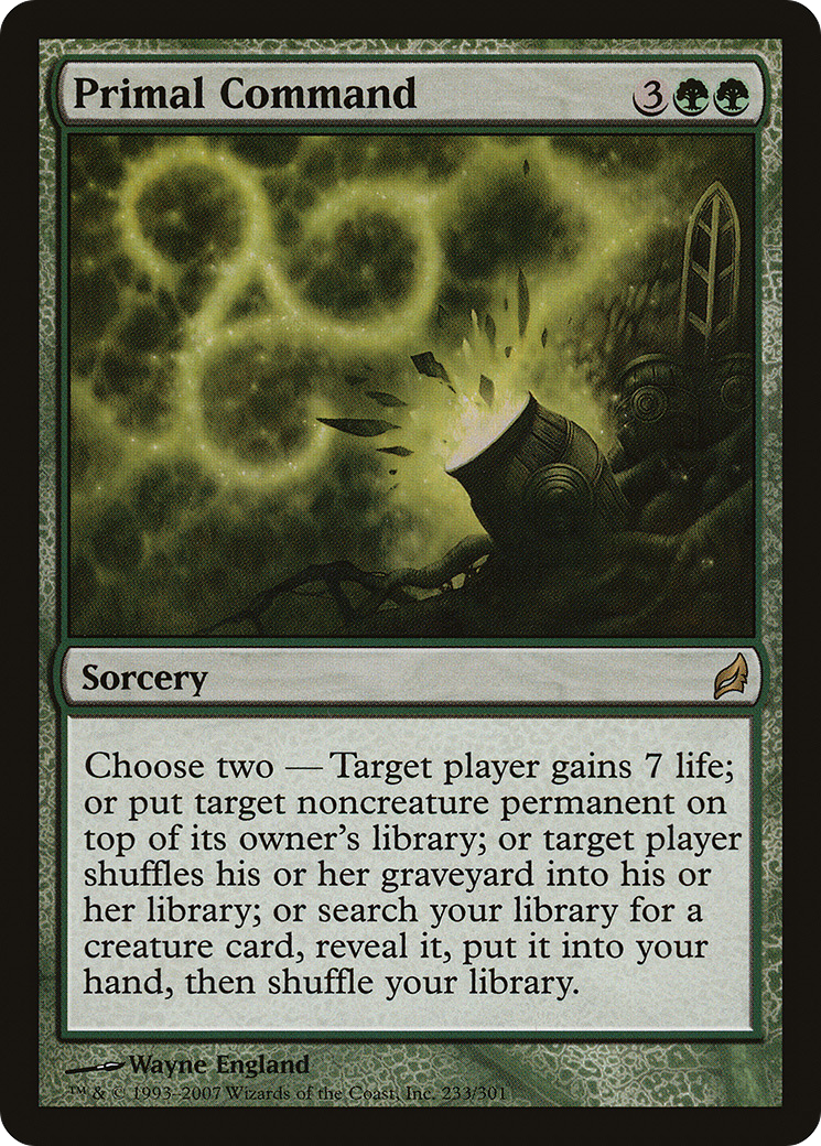 Commandement primordial (LRW-233) - Lorwyn 