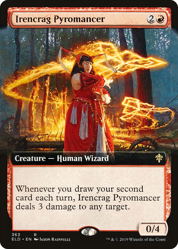 Pyromancien d'Irencrag (ELD-363) - Trône d'Eldraine : (Extended Art) Foil