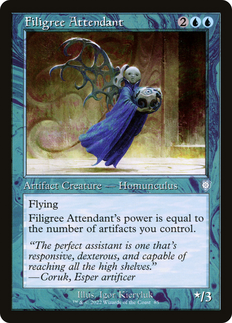 Filigree Attendant (Retro Frame) (BRC-085) - The Brothers' War Commander
