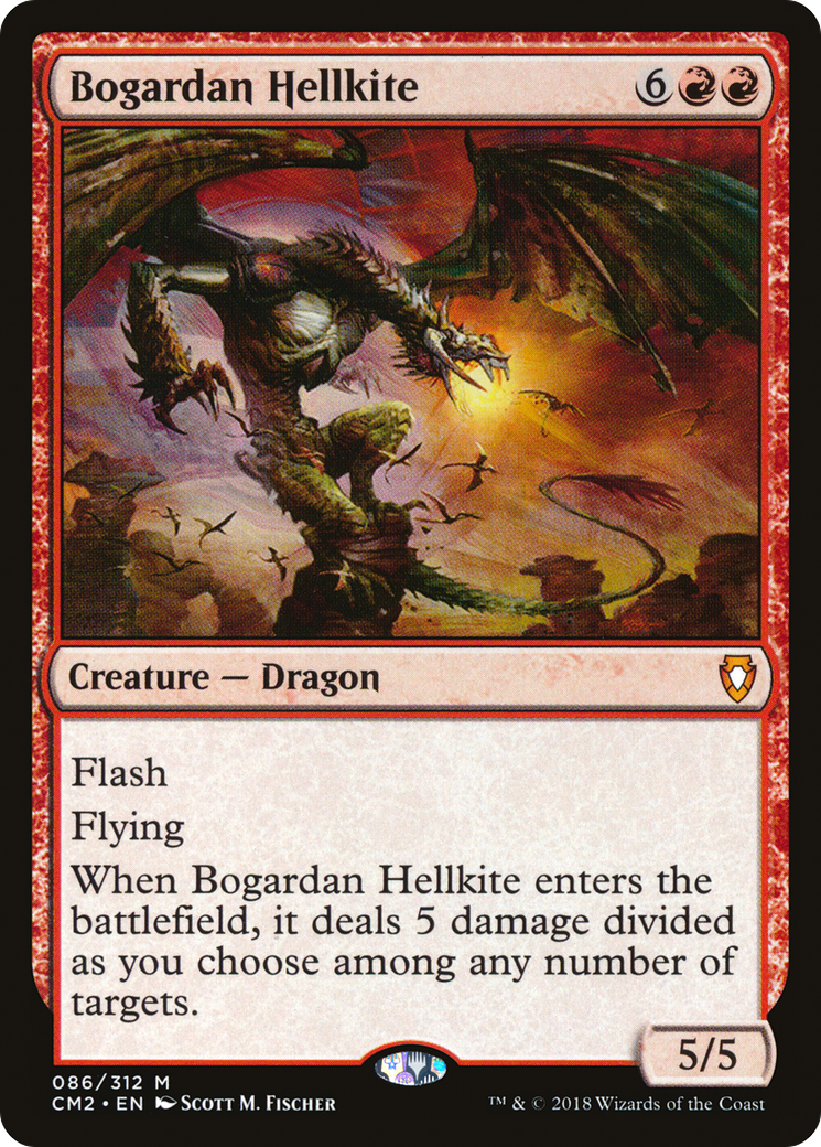 Bogardan Hellkite (CM2-086) - Commander Anthologie Volume II 
