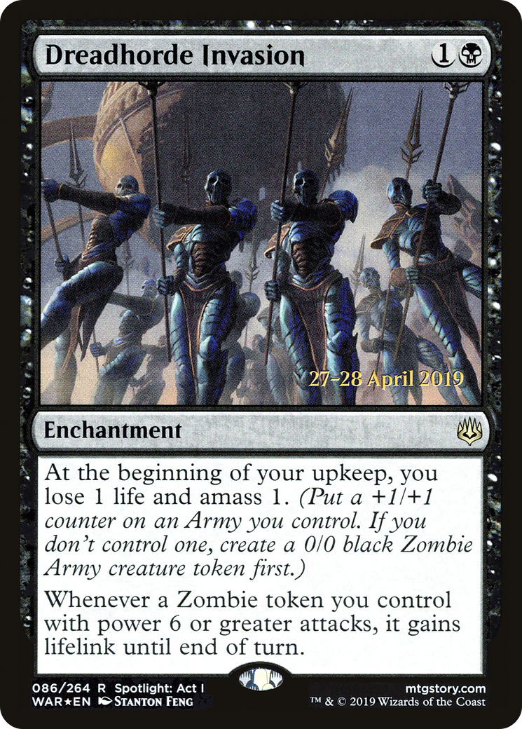 Dreadhorde Invasion (PRE-086) - War of the Spark Promos Foil