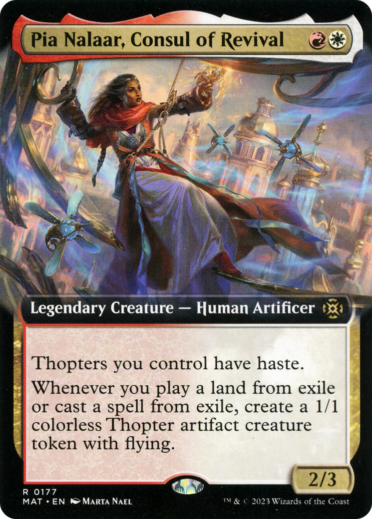 Pia Nalaar, Consul of Revival (Extended Art) (MAT-177) - March of the Machine: The Aftermath: (Extended Art)