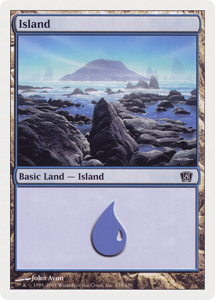 Island (335) (8ED-335) - Eighth Edition