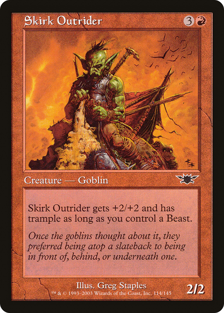 Skirk Outrider (LGN-114) - Legions Foil 