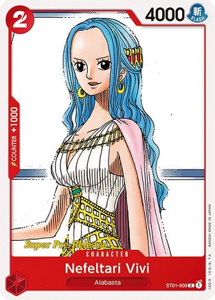 Nefeltari Vivi (ST01-009) - Deck de démarrage pré-sortie 1 : L'équipage du Chapeau de paille 