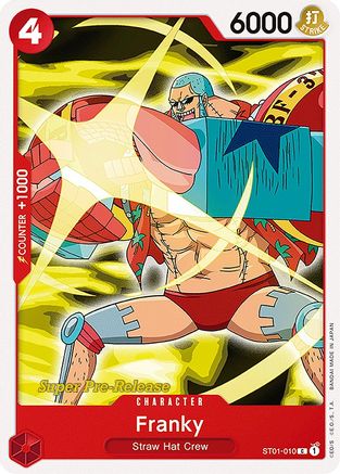 Franky (ST01-010) - Deck de démarrage pré-version 1 : L'équipage du Chapeau de Paille 