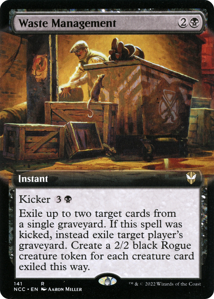 Waste Management (Extended Art) (NCC-141) - New Capenna Commander: (Extended Art)
