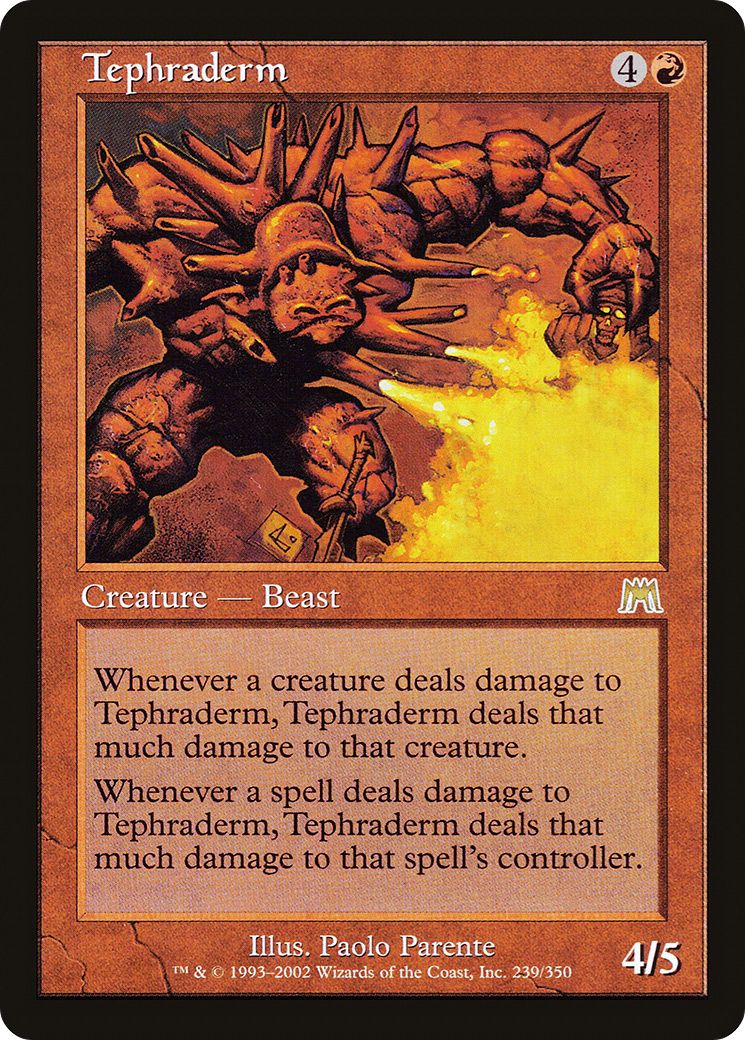 Tephraderm (ONS-239) - Feuille d'assaut 