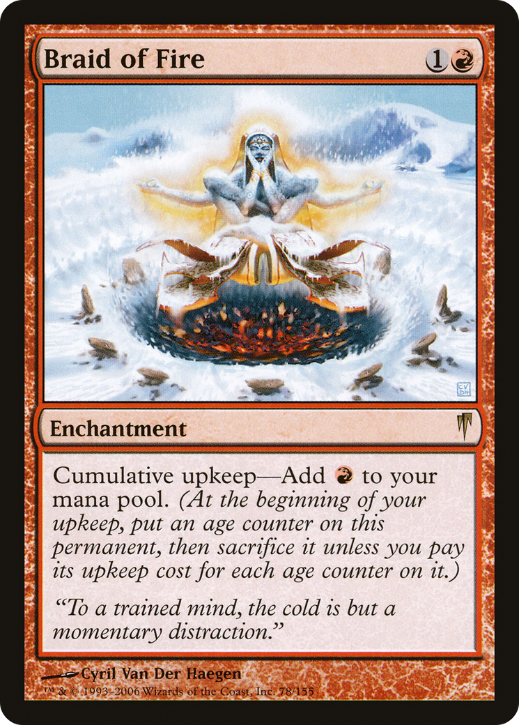 Tresse de feu (CSP-078) - Coldsnap Foil 