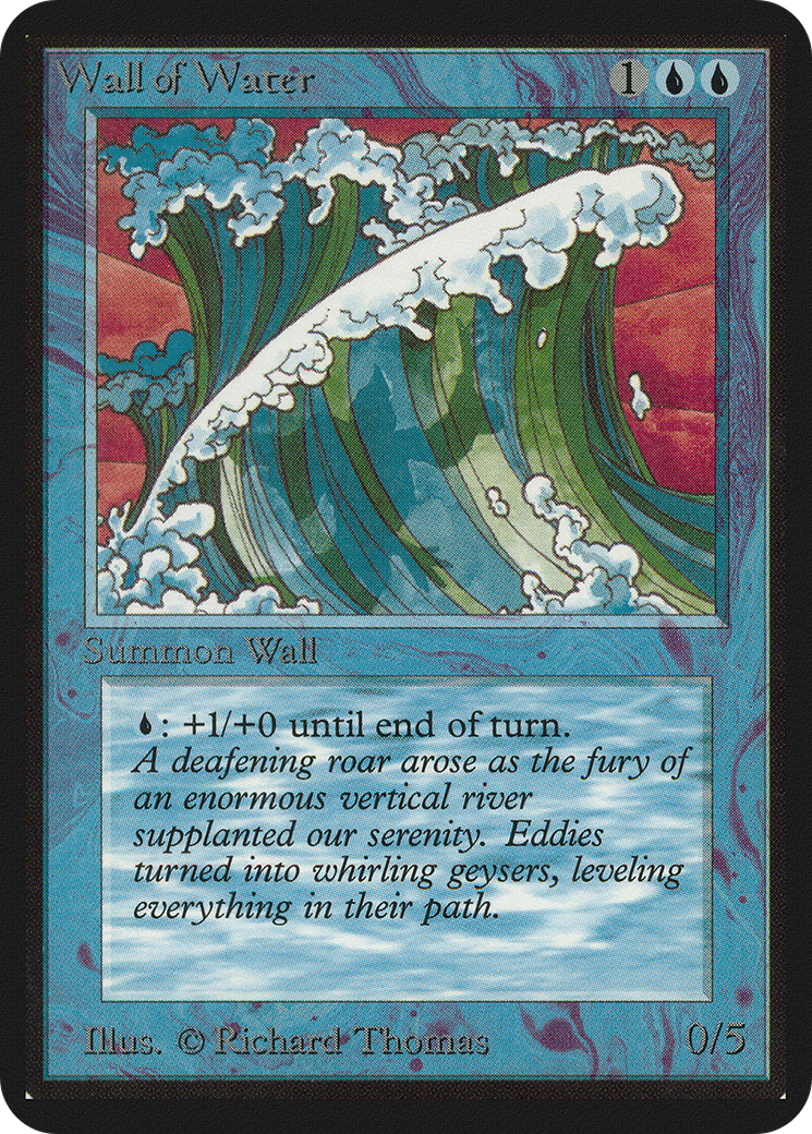 Wall of Water (LEA-) - Limited Edition Alpha