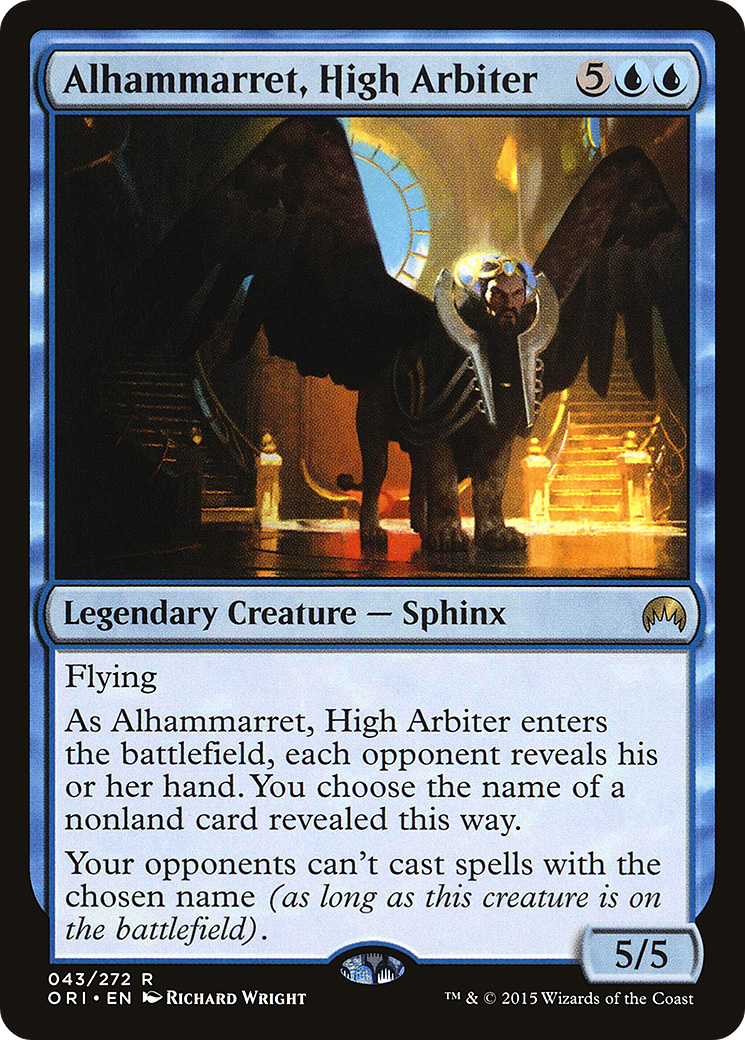 Alhammarret, Grand Arbitre (ORI-043) - Magic Origins Foil 