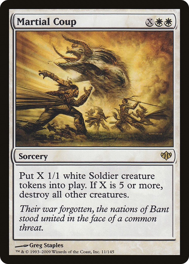 Coup d'État martial (CON-011) - Conflux Foil 