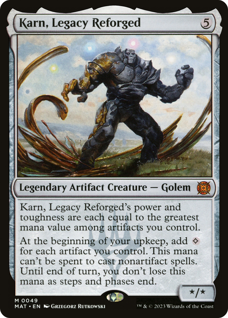 Karn, Legacy Reforged (MAT-049) - March of the Machine: The Aftermath Foil