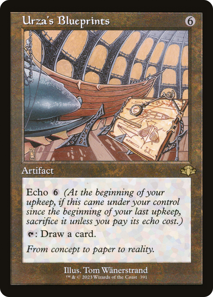 Urza's Blueprints (Retro Frame) (DMR-391) - Dominaria Remastered