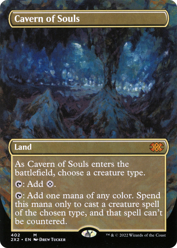 Cavern of Souls (Borderless) (2X2-402) - Double Masters 2022 (Borderless)