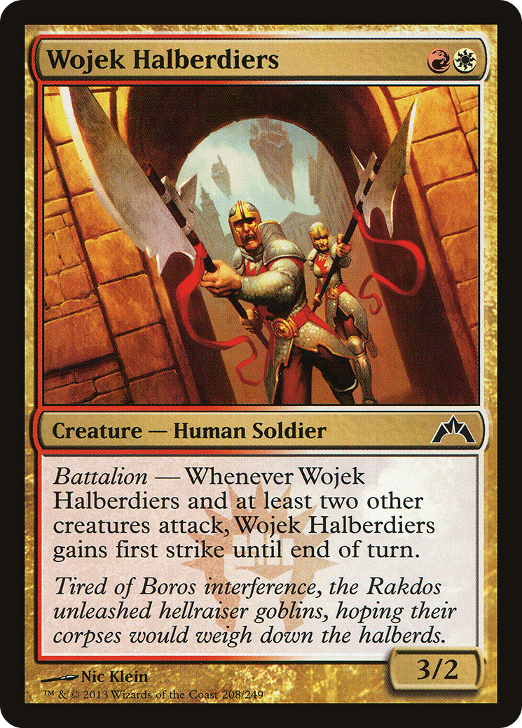 Hallebardiers Wojek (GTC-208) - Gatecrash Foil 