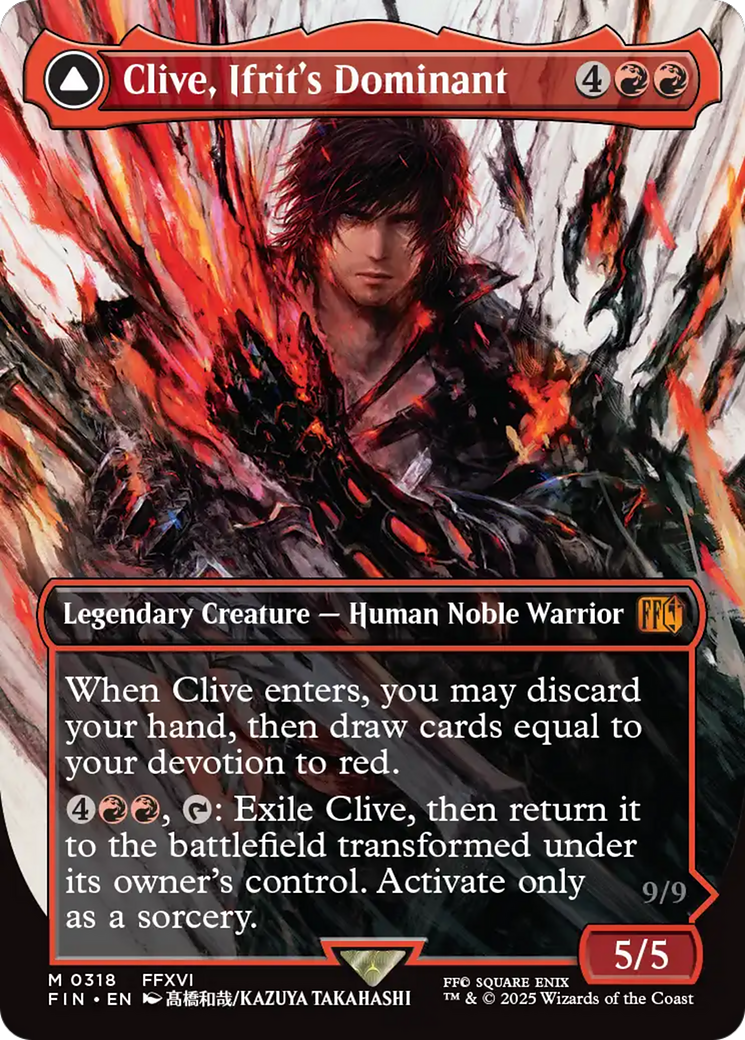 Clive, Ifrit's Dominant (Borderless) (0318) (FIN-318) - FINAL FANTASY