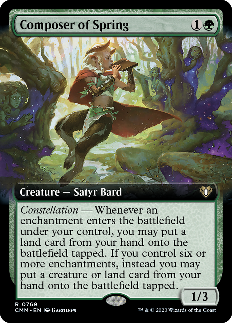 Compositeur du printemps (CMM-769) - Commander Masters : (Extended Art) 