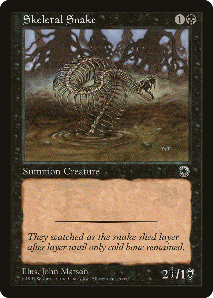 Serpent squelettique (POR-111) – Portail 