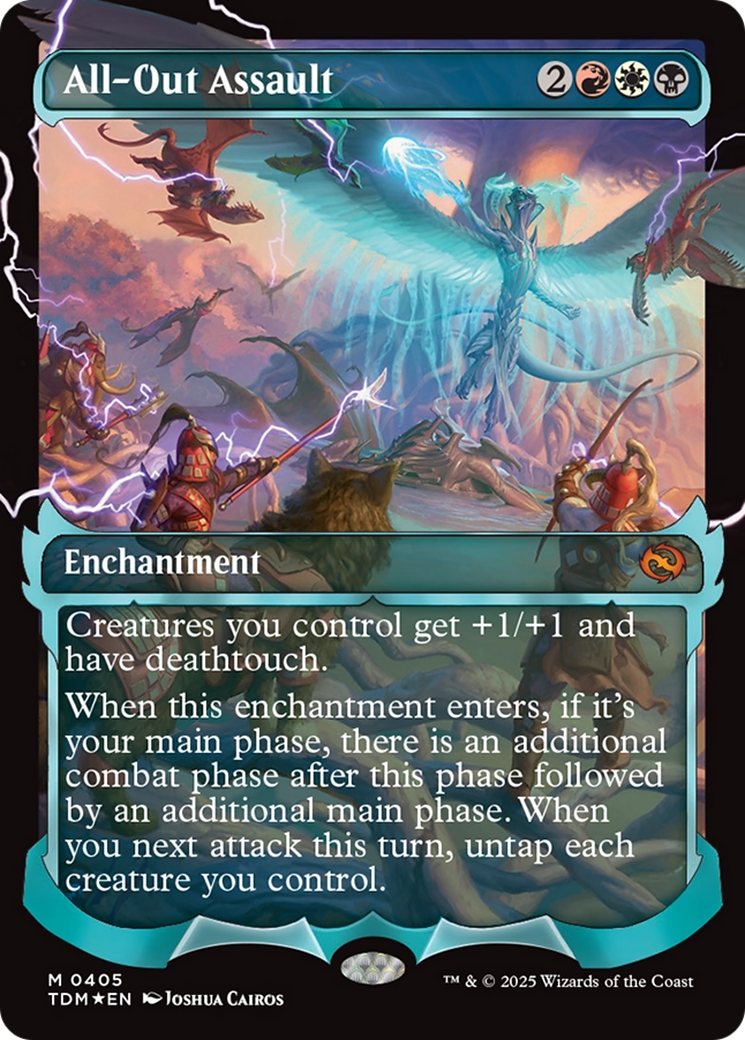 Assaut total (Vitrine) (TDM-405) - Tarkir : Dragonstorm Foil