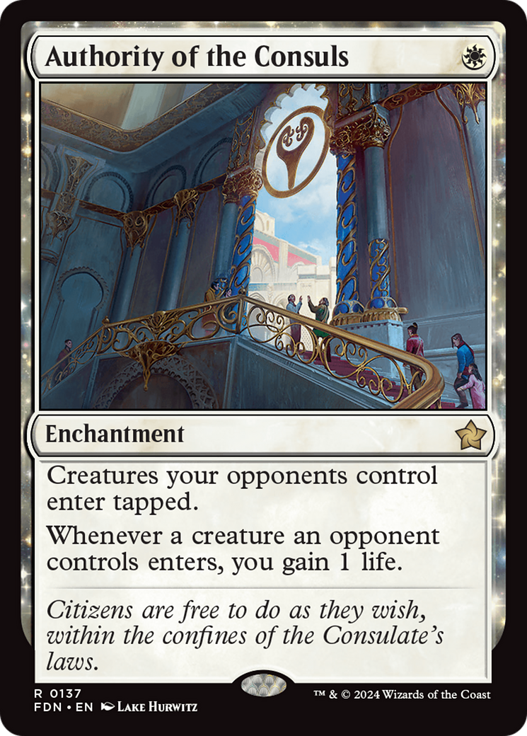 Autorité des consuls (FDN-137) - Fondations Foil 