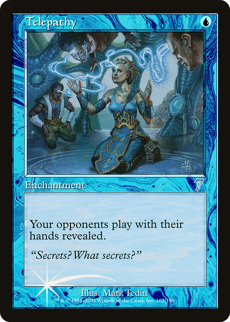 Telepathy (7ED-102★) - Seventh Edition Foil