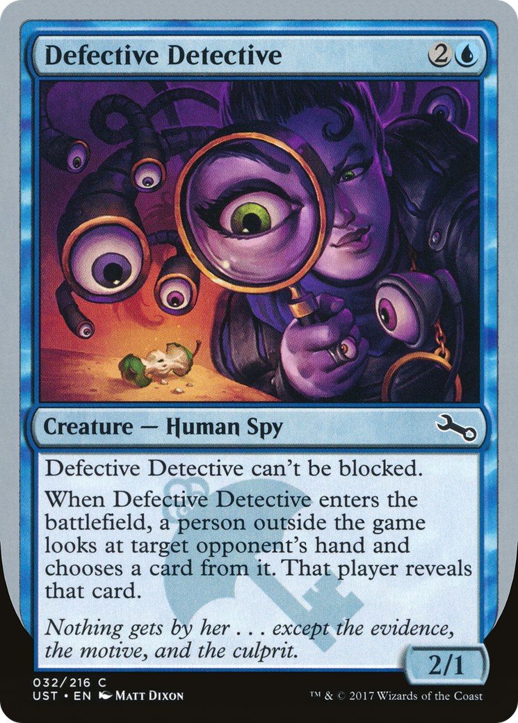Détective défectueux (UST-032) - Instable 