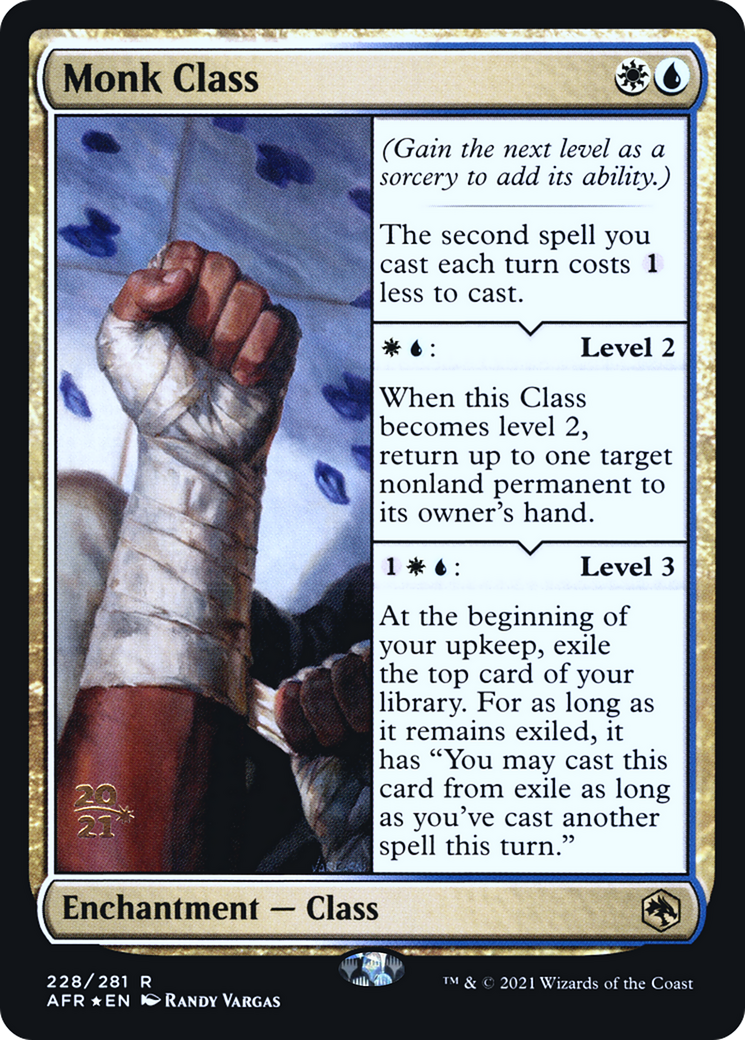 Monk Class (PRE-228S) - Adventures in the Forgotten Realms Promos Foil