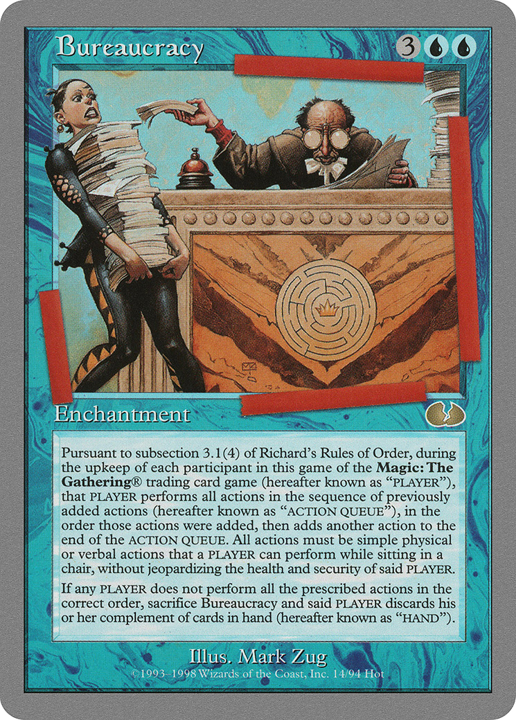 Bureaucratie (UGL-014) - Décollé 
