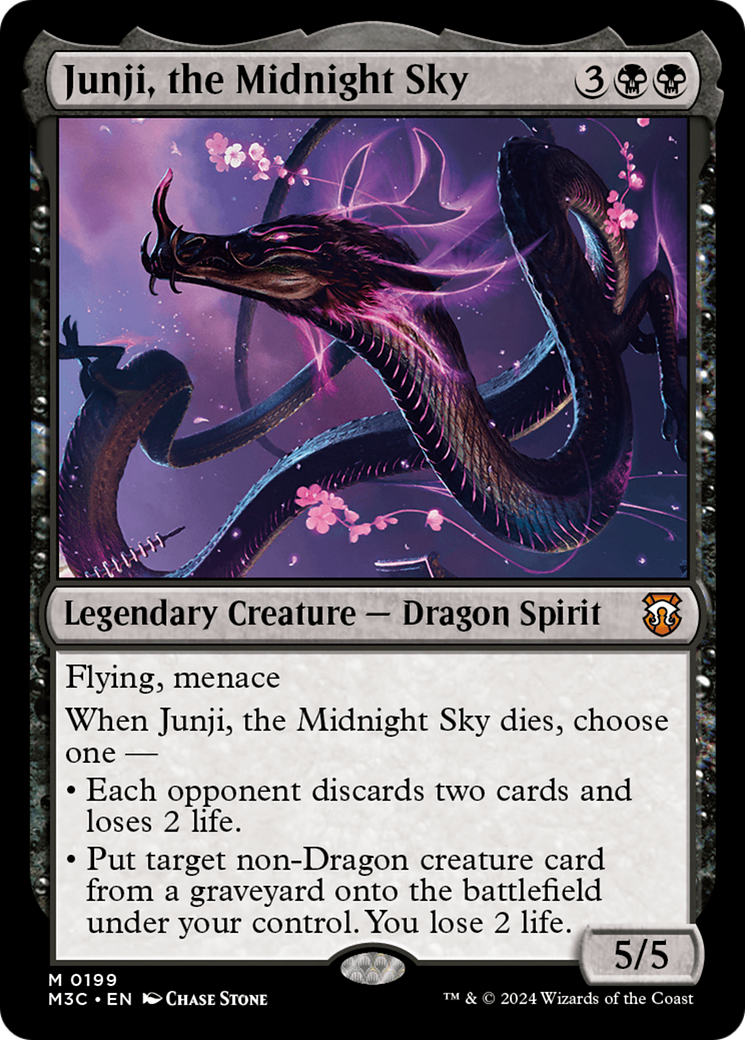 Junji, le ciel de minuit (M3C-199) - Modern Horizons 3 Commander Foil 