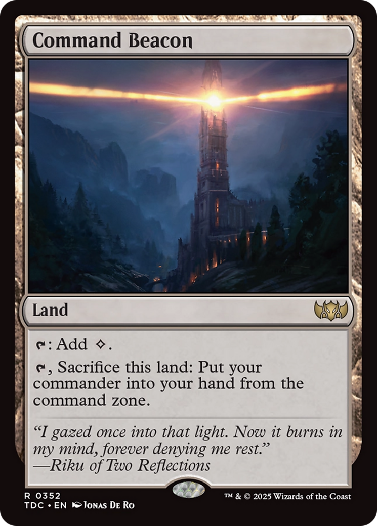 Balise de commandement (TDC-352) - Commandant : Tarkir : Tempête de dragons 