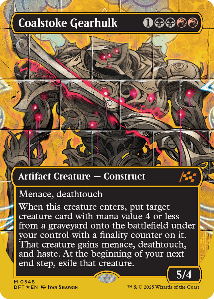 Coalstoke Gearhulk (sans bordure) (première place) (DFT-548) - Aetherdrift Foil