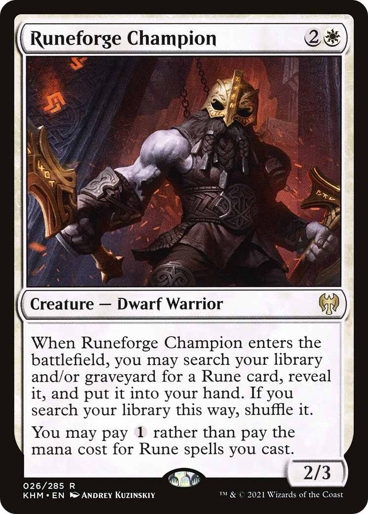 Champion de ForgeRune (KHM-026) - Foil de Kaldheim