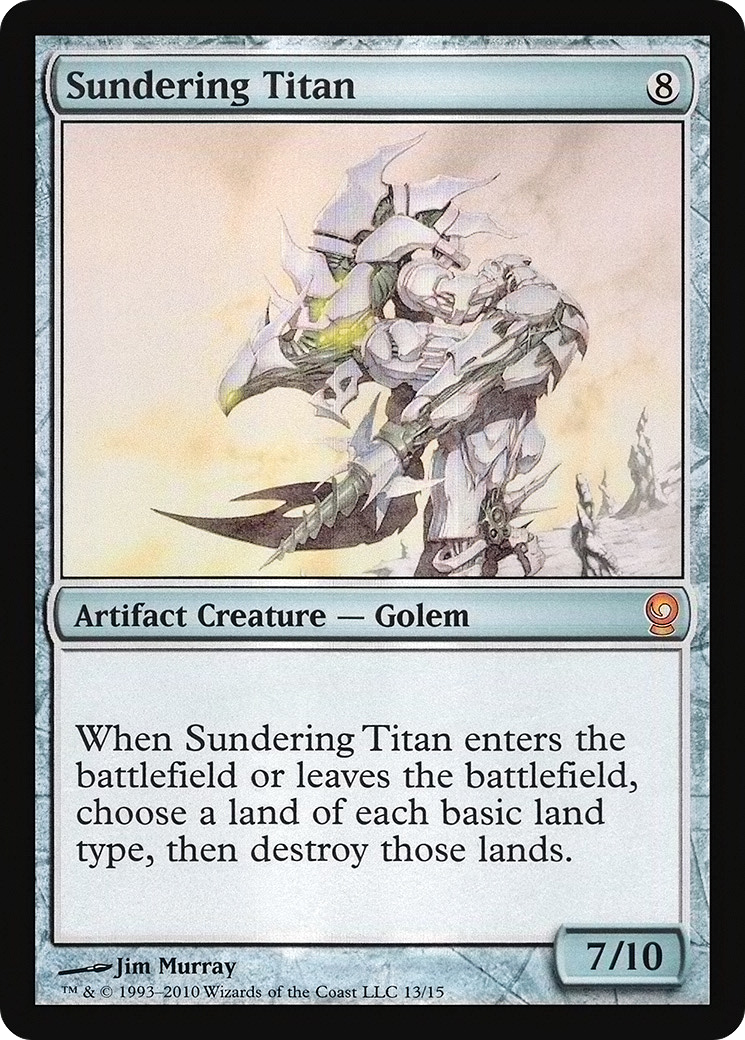 Sundering Titan (V10-013) - From the Vault: Relics Foil