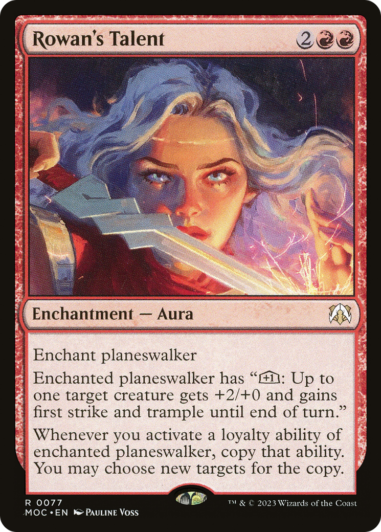 Rowan's Talent (MOC-077) - March of the Machine Commander