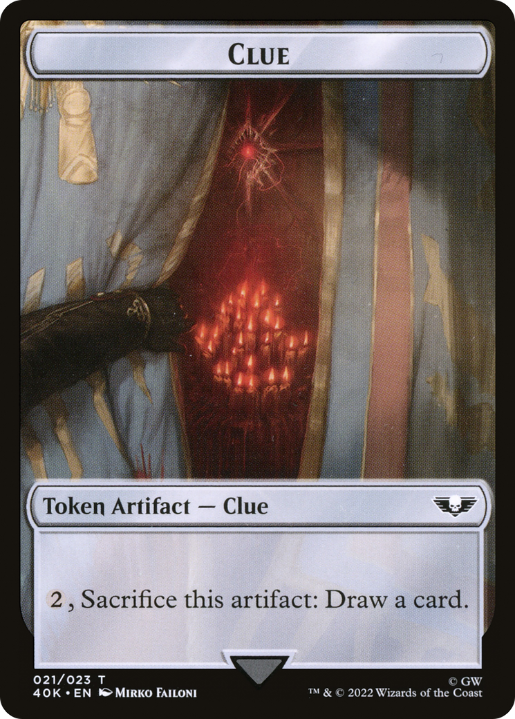 Clue (T40K-021) - Warhammer 40,000 Tokens