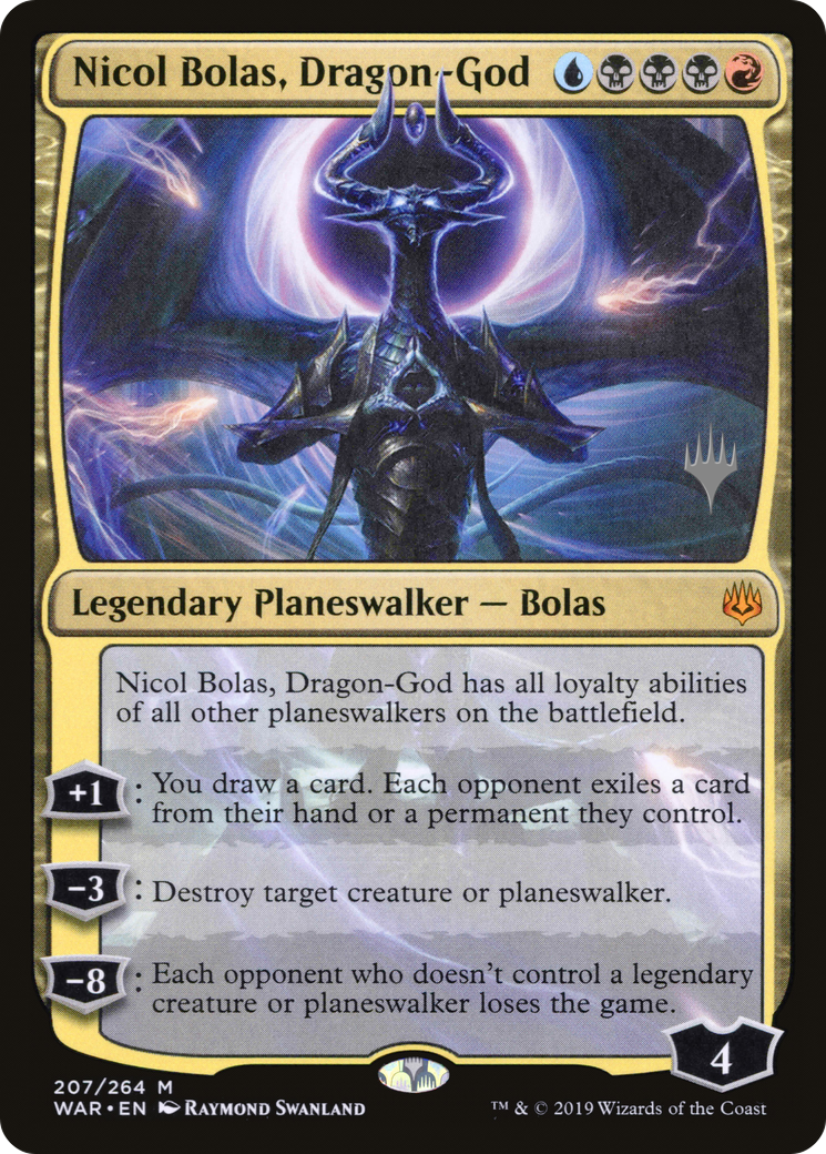 Nicol Bolas, Dieu-Dragon (PPM20-207P) - Promotions de la Guerre des Étincelles 