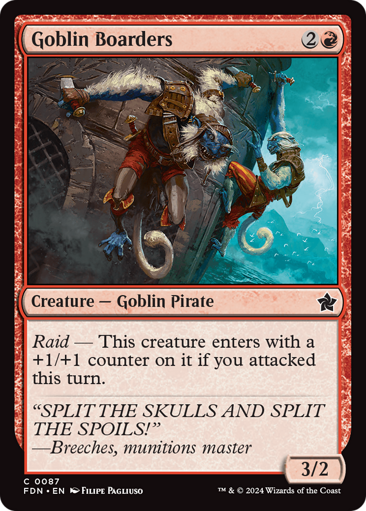 Goblin Boarders (FDN-087) - Fondations Foil 