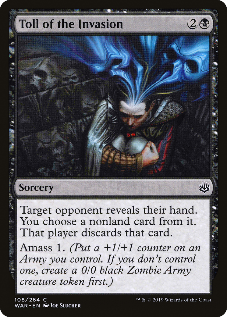 Toll of the Invasion (WAR-108) - War of the Spark Foil