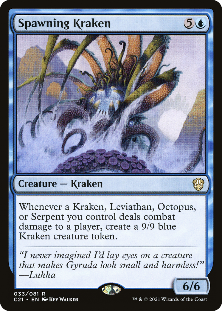 Kraken en gestation (C21-033) - Commandant 2021 
