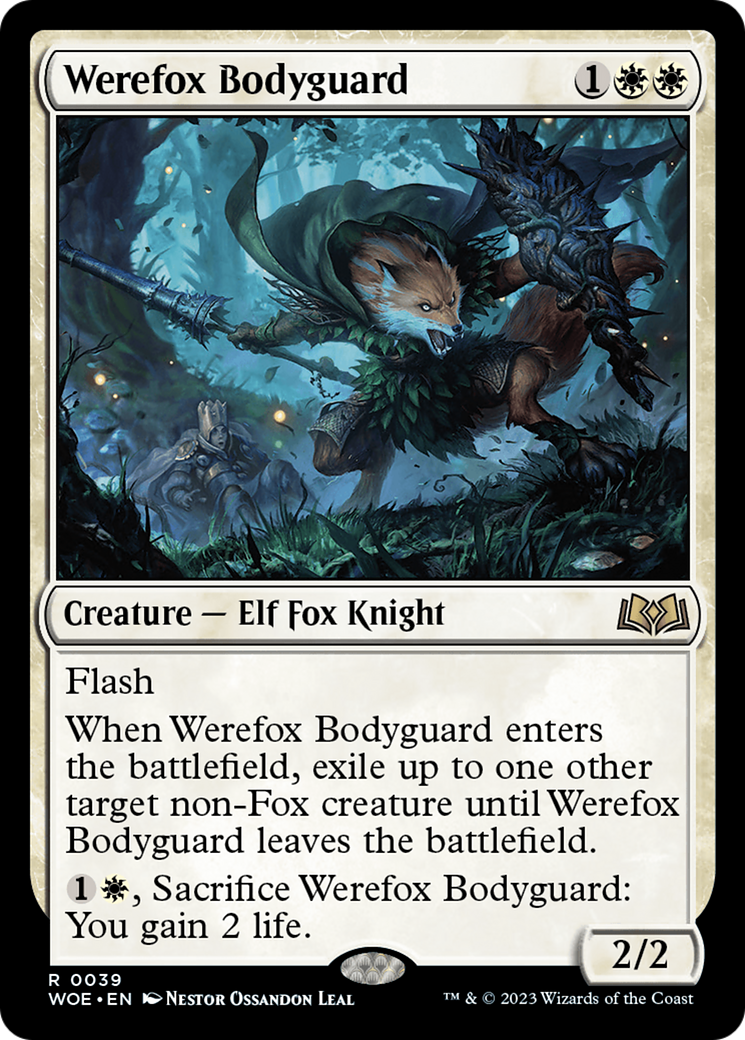 Garde du corps du loup-garou (WOE-039) - Wilds of Eldraine Foil 