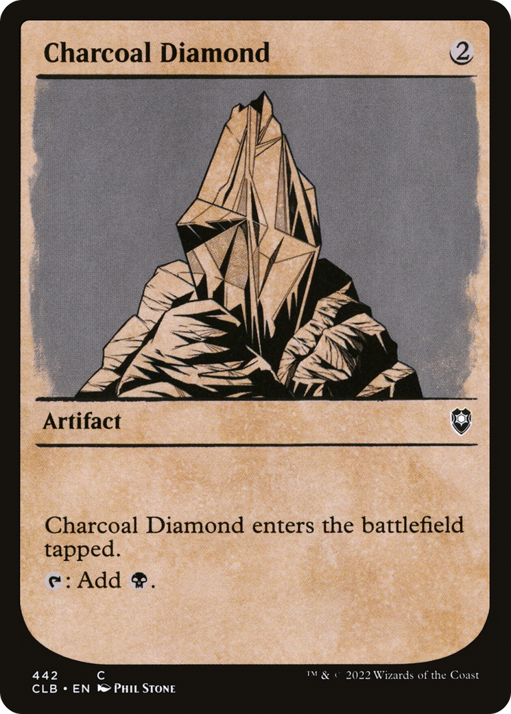 Charcoal Diamond (Showcase) (CLB-442) - Commander Legends: Battle for Baldur's Gate: (Showcase)