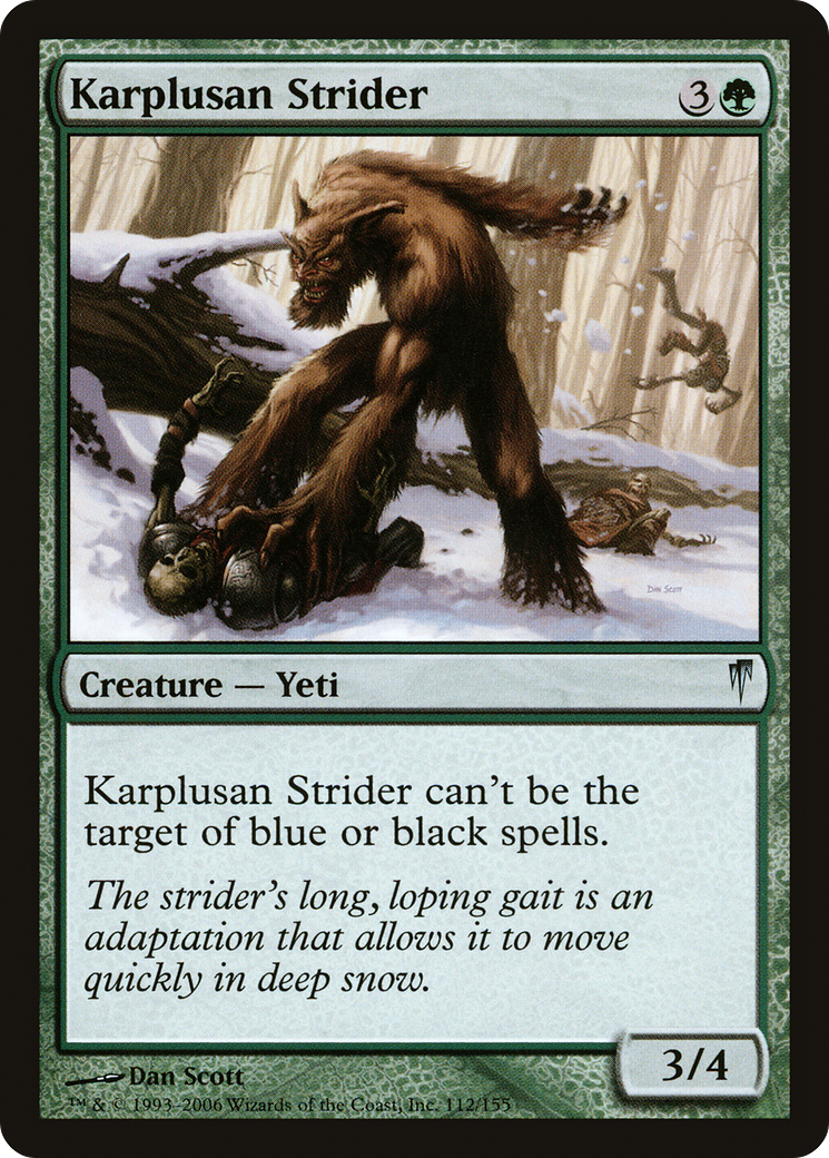 Karplusan Strider (CSP-112) - Feuille Coldsnap 