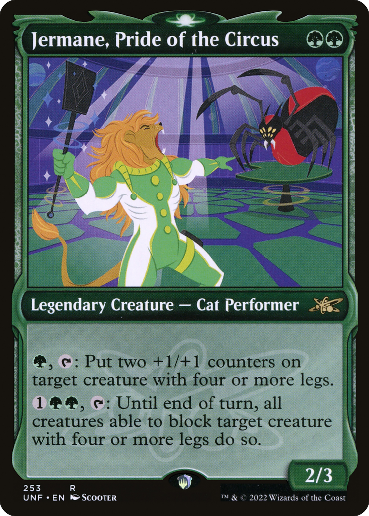 Jermane, Pride of the Circus (Showcase) (UNF-253) - Unfinity: (Showcase) Foil