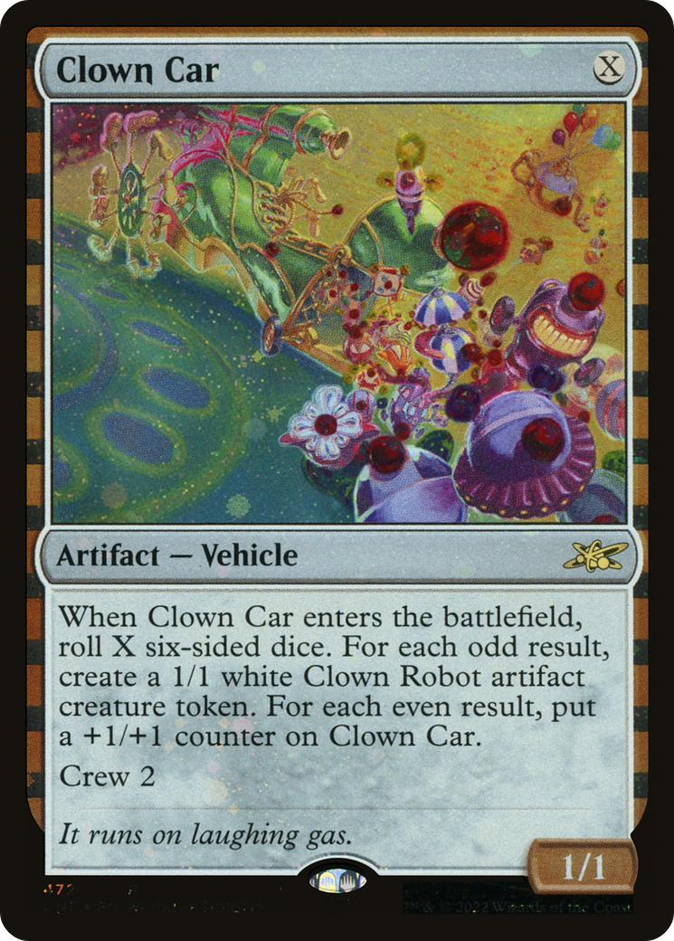 Voiture clown (UNF-472) - Unfinity Foil 