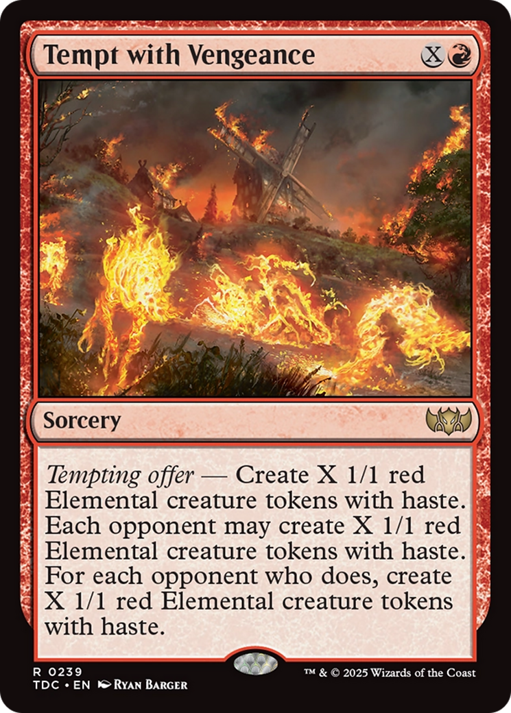 Tentation de vengeance (TDC-239) - Commandant : Tarkir : Tempête de dragons 