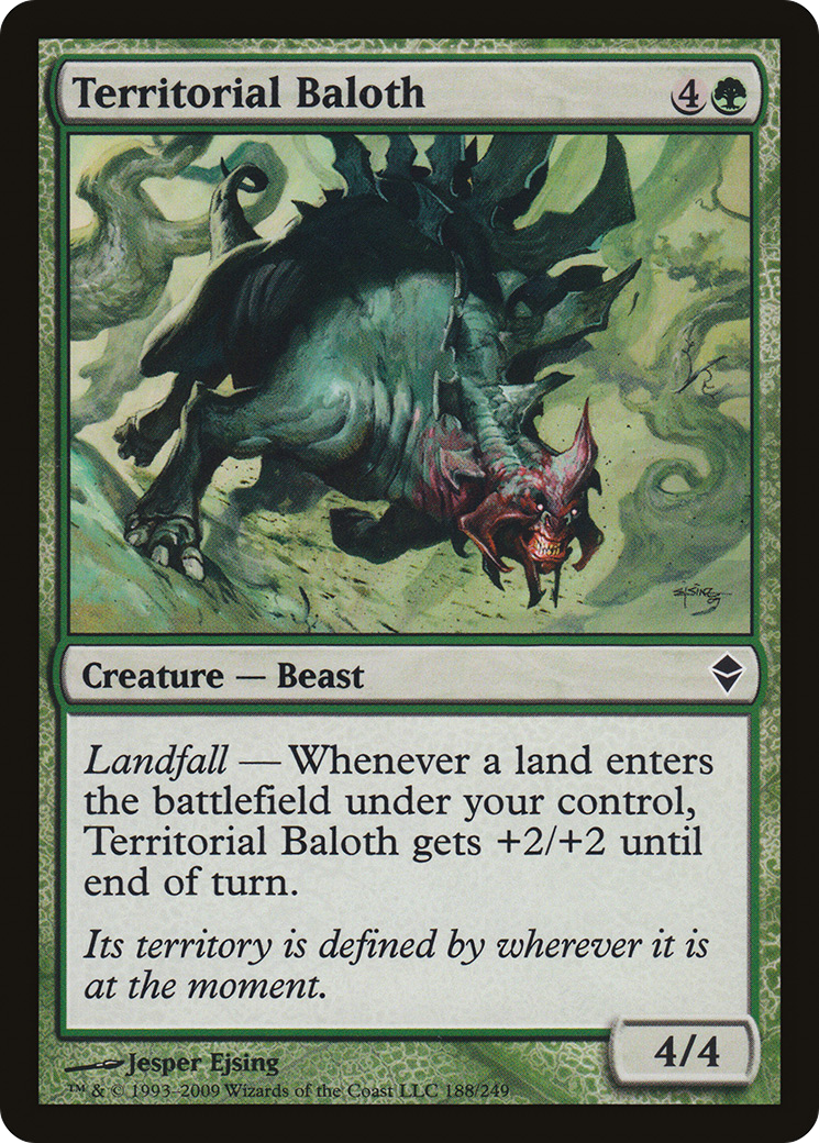 Territorial Baloth (ZEN-188) - Zendikar Foil