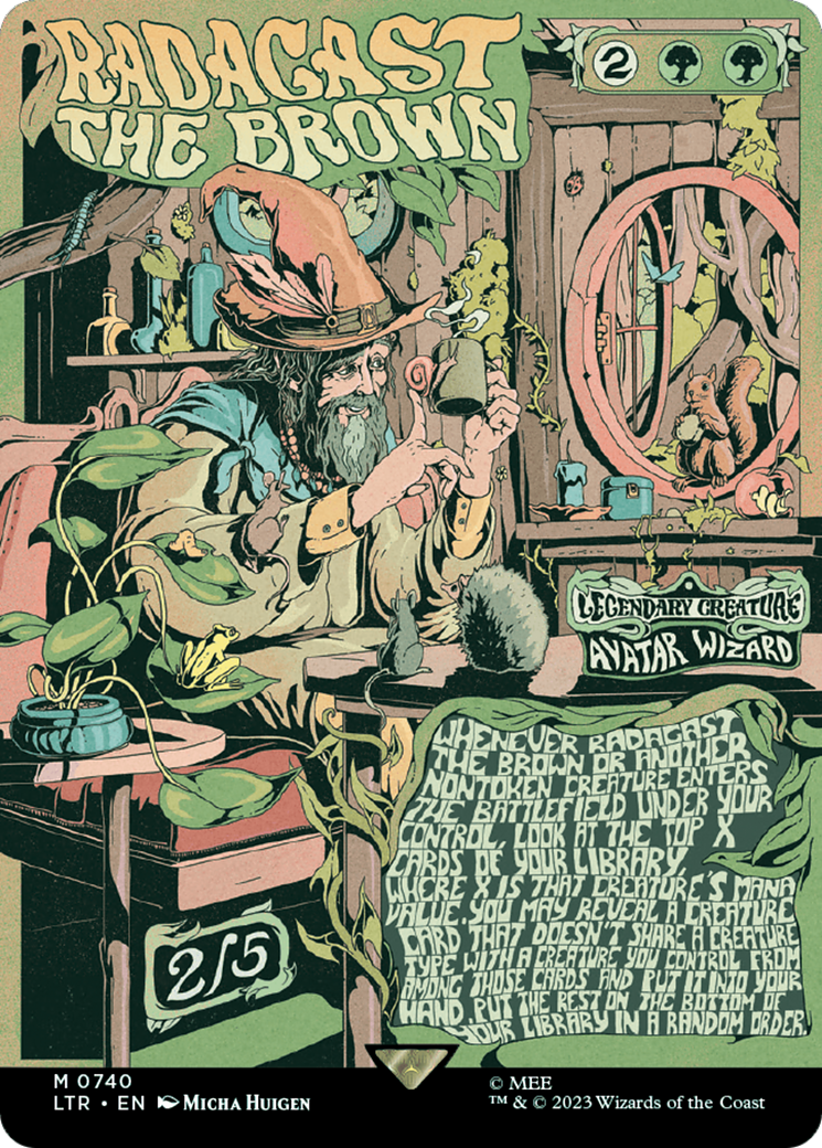 Radagast the Brown (Borderless Poster) (LTR-740) - The Lord of the Rings: Tales of Middle-earth (Borderless) Foil