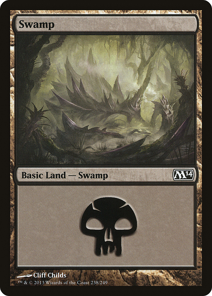 Swamp (238) (M14-238) - Magic 2014